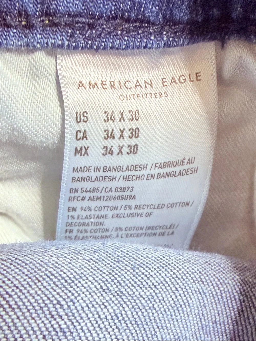 American Eagle Outfitters Blue Straight Leg Men’s Jeans 34x30